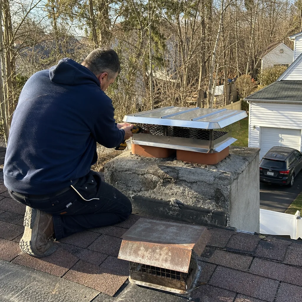 Chimney Cap & Crown in Harrison, NY | Top Hat Chimney